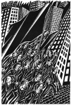 Artwork --- Anarchists United in the Streets March Against the Brutality of the Police State (Anarchy and Anarchism Directory | Description : This image came from http://www.RadicalGraphics.or... | Tags : Flag, Black Flag, Anarchist Flag, People, Group, O...) ::: By Radical Graphics (About: All material posted here originally appeared at ht... | Ideals: Anarchy, Animal Liberation, Anti-America, Anti-Bio...)