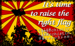 Artwork --- It's Time to Raise the Right Flag: The Anarchist Flag (Anarchy and Anarchism Directory | Description : This image came from http://www.RadicalGraphics.or... | Tags : Anarchist Flag, Black Flag, Flag, Flag Pole, Circl...) ::: By Radical Graphics (About: All material posted here originally appeared at ht... | Ideals: Anarchy, Animal Liberation, Anti-America, Anti-Bio...)