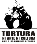 Artwork --- Tortura Ni Arte Ni Cultura (Neither Art Nor Culture):  No A Las Corridas De Toros (No to Bull Fighting) (Animal Rights and Animal Equality Directory | Description : This image came from http://www.RadicalGraphics.or... | Tags : Bull Fighting, Bull, Animal, Mammal, Creature, Hor...) ::: By Radical Graphics (About: All material posted here originally appeared at ht... | Ideals: Anarchy, Animal Liberation, Anti-America, Anti-Bio...)