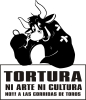 Tortura Ni Arte Ni Cultura (Neither Art Nor Culture):  No A Las Corridas De Toros (No to Bull Fighting) (by Radical Graphics) --- Description: This image came from http://www.RadicalGraphics.org/.Keywords: Bull Fighting, Bull, Animal, Mammal, Creature, Horn, Hears, Bandages, Torture, Tauromachia, Tauromachy, Horns, Eyes, Anit-Torture, Animal Abuse, Anti-Animal Abuse, Animal Rights, Spain, Animal Rights In Spain.