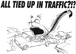Artwork --- All Tied Up in Traffic?!: Well, Maybe We Should Abolish Car Culture Then (Anti-Car and Anti-Car Culture Directory | Description : This image came from http://www.RadicalGraphics.or... | Tags : Car Culture, Anti-Car Culture, Cars, Suit, Tie, St...) ::: By Radical Graphics (About: All material posted here originally appeared at ht... | Ideals: Anarchy, Animal Liberation, Anti-America, Anti-Bio...)
