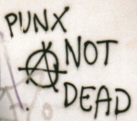 Artwork --- Punx Not Dead (Music and Musicians Directory | Description : Source: http://commons.wikimedia.org/wiki/File:Pun... | Tags : N/A.) ::: By Shalom (About: http://pl.wikipedia.org/wiki/Wikipedysta:Shalom | Ideals: N/A)