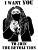 I Want You To Join The Revolution: A Personal Message From Your Local Anarchist Group (by Radical Graphics) --- Description: This image came from http://www.RadicalGraphics.org/.Keywords: Revolution, Hand, Mask, Dreadlocks, Dreads, Revolt, Resistance, Join, Organize, Organization, Group, Affinity Group, Revolutionary, Revolutionaries, Anti-Capitalism, Anti-Capitalist, Stop Work, Anti-Work, Work, Wrench, Gears, Gear, Eyes.