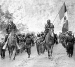 Artwork --- Masked Zapatista Soldiers Marching Toward Revolution (Zapatistas and EZLN Directory | Description : This image came from http://www.RadicalGraphics.or... | Tags : Zapatistas, Ezln, Mask, Horses, Cavalry, Mexico, F...) ::: By Radical Graphics (About: All material posted here originally appeared at ht... | Ideals: Anarchy, Animal Liberation, Anti-America, Anti-Bio...)