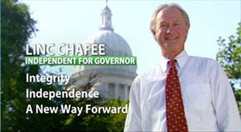 Image from Governor Lincoln Chafee's Homepage