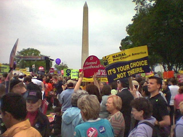 March for Women's Lives, April 25, 2004