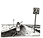 Artwork --- A Little Girl Can Tell Us Where Society Should Be (Anarchy and Anarchism Directory | Description : This image came from http://www.RadicalGraphics.or... | Tags : Circled A, Symbol, Anarchy, Girl, Hand, Dress, Rai...) ::: By Radical Graphics (About: All material posted here originally appeared at ht... | Ideals: Anarchy, Animal Liberation, Anti-America, Anti-Bio...)