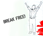 Artwork --- Break Free from Tyrannical Control by Your Supervisors and Managers! (Anti-Capitalism and Anti-Exploitation Directory | Description : This image came from http://www.RadicalGraphics.or... | Tags : Fist, Man, Suit, Tie, Break Free, Liberty, Liberat...) ::: By Radical Graphics (About: All material posted here originally appeared at ht... | Ideals: Anarchy, Animal Liberation, Anti-America, Anti-Bio...)