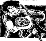 Artwork --- If You Want To Resist Fascism, Then Strangle a Nazi (Anti-Fascism and Anti-Nazism Directory | Description : This image came from http://www.spunk.org/.[/-NEW.... | Tags : Woman, Strangle, Nazi, Fascist, Chain, Resistance,...) ::: By Spunk Library (About: Find out more here: http://www.spunk.org/ . | Ideals: Anarchy, and then some more anarchy.)