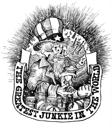 Uncle Sam is the Greatest Junkie in the World, Pumping that Sweet, Sweet Oil into His Veins, by Radical Graphics (All material posted here originally appeared at ht... | Anarchy, Animal Liberation, Anti-America, Anti-Bio...). Artwork -- Description : This image came from http://www.RadicalGraphics.org/. | Tags : Uncle Sam, Heroin, Addiction, Oil, Junkie, Greatest Junkie In The World, America, Patriotic, Fix, Addict, Capitalism, Crude, Petroleum, Anti-Crude, An... Uncle Sam is the Greatest Junkie in the World, Pumping that Sweet, Sweet Oil into His Veins, by Radical Graphics (All material posted here originally appeared at ht... | Anarchy, Animal Liberation, Anti-America, Anti-Bio...). Artwork -- Description : This image came from http://www.RadicalGraphics.org/. | Tags : Uncle Sam, Heroin, Addiction, Oil, Junkie, Greatest Junkie In The World, America, Patriotic, Fix, Addict, Capitalism, Crude, Petroleum, Anti-Crude, An...