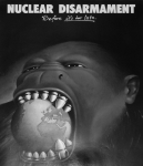 Artwork --- Nuclear Disarmament: Before It's Too Late and Nothing is Left of the Planet (Anti-Nuclear Arms and Anti-Nuclear Bombs Directory | Description : This image came from http://www.RadicalGraphics.or... | Tags : Ape, Primate, Nuclear Arms, Nuclear Missiles, Nucl...) ::: By Radical Graphics (About: All material posted here originally appeared at ht... | Ideals: Anarchy, Animal Liberation, Anti-America, Anti-Bio...)