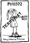Artwork --- Mary Catherine Primrose: Profile of an Animal Rights Terrorist (Anti-Oppression and Anti-Persecution Directory | Description : This image came from http://www.RadicalGraphics.or... | Tags : Terrorism, Terrorist, Homeland Security, Homeland ...) ::: By Radical Graphics (About: All material posted here originally appeared at ht... | Ideals: Anarchy, Animal Liberation, Anti-America, Anti-Bio...)