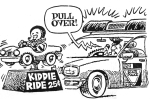 Artwork --- We Need More Racial Profiling for Children (Anti-Police and Anti-Cop Directory | Description : This image came from http://www.RadicalGraphics.or... | Tags : Car, Child, Ride, Police, Cop, Officer, Arrest, Pu...) ::: By Radical Graphics (About: All material posted here originally appeared at ht... | Ideals: Anarchy, Animal Liberation, Anti-America, Anti-Bio...)