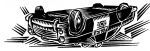 Artwork --- Rolled-Over Cop Car, Rolled-Over Injustice (Anti-Police and Anti-Cop Directory | Description : This image came from http://www.RadicalGraphics.or... | Tags : Car, Anti-Car, Anti-Car Culture, Vehicle, Cop Car,...) ::: By Radical Graphics (About: All material posted here originally appeared at ht... | Ideals: Anarchy, Animal Liberation, Anti-America, Anti-Bio...)