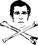 Artwork --- George Bush, the Most-Wanted Pirate of America's Representative System (Anti-Politics and Anti-Elections Directory | Description : This image came from http://www.RadicalGraphics.or... | Tags : George Bush, Bush, Republican, Republicans, Republ...) ::: By Radical Graphics (About: All material posted here originally appeared at ht... | Ideals: Anarchy, Animal Liberation, Anti-America, Anti-Bio...)
