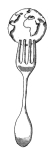 Artwork --- Human Appetite Will End Up Eating the Earth (Earth and Environmentalism Directory | Description : This image came from http://www.RadicalGraphics.or... | Tags : Earth, Planet, Globe, Fork, Utensil, Eat, Eating, ...) ::: By Radical Graphics (About: All material posted here originally appeared at ht... | Ideals: Anarchy, Animal Liberation, Anti-America, Anti-Bio...)