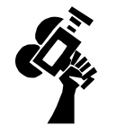Artwork --- Revolutionary Media is Essential to Replacing the State's Propaganda Machine (Media and Communication Directory | Description : This image came from http://www.RadicalGraphics.or... | Tags : Fist, Raised Fist, Camera, Video Camera, Video, Vi...) ::: By Radical Graphics (About: All material posted here originally appeared at ht... | Ideals: Anarchy, Animal Liberation, Anti-America, Anti-Bio...)